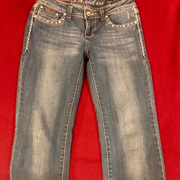 Bling 💍 bling bling L. A. Idol USA jeans 👖 - Picture 3 of 8
